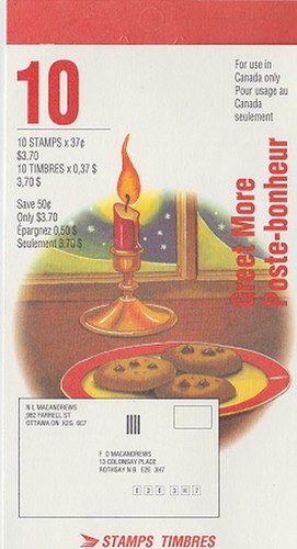 Canada, 1992 Booklet 149 Christmas - Santa Claus