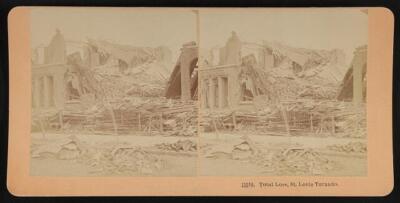Total loss, St. Louis Tornado  Old Historic Photo