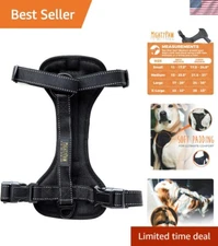 Adjustable Dog Travel Harness - Soft Padding & Reflective Stitching, Small Size