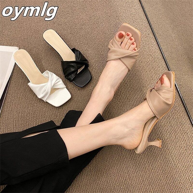 Trendy Stiletto Heels Sexy High Heel Sandals Pumps Slippers