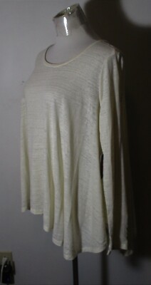 THREADS 4 THOUGHT Off White Oversized Organic Cotton Top Size S NWT