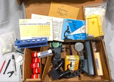 Vintage Skilcraft Chemistry, Microscope, Biology, Geology Multi Science Set