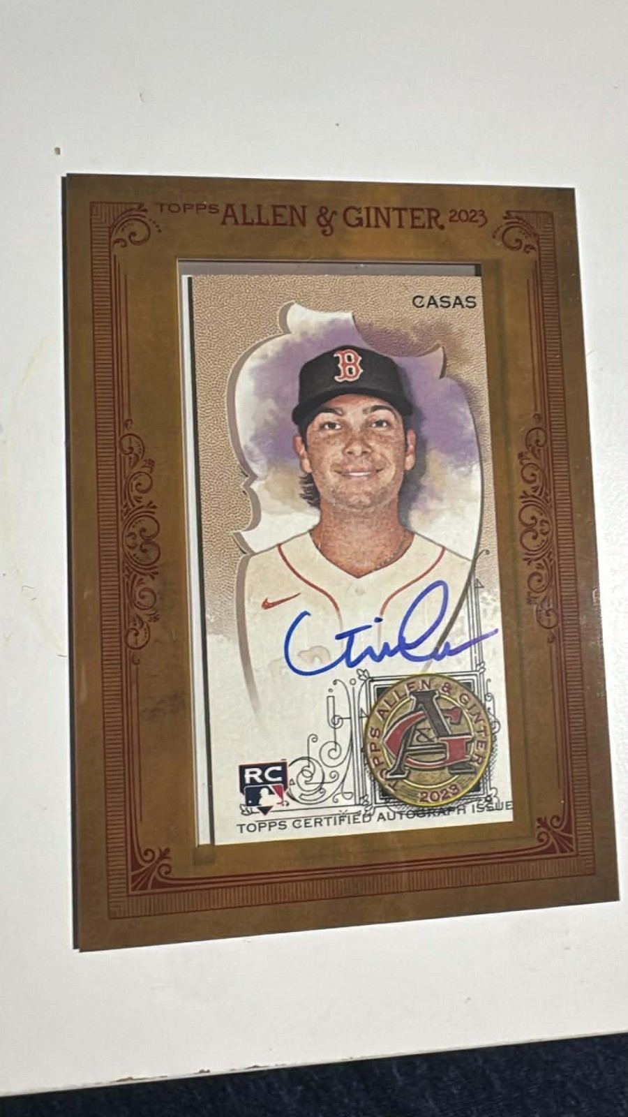 2023 Topps Allen & Ginter Triston Casas RC Auto #MA-TC