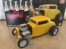 118 Acme 1932 Ford 3 Window Yellow Deuces Wild Limited Edition 118 Acme 1932 Ford 3 Window Yellow Deuces Wild Limited Edition