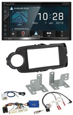 Kenwood Dab Tmc Usb 2din Steering Wheel Bluetooth Navigation For Toyota Yaris 2014-onwards S