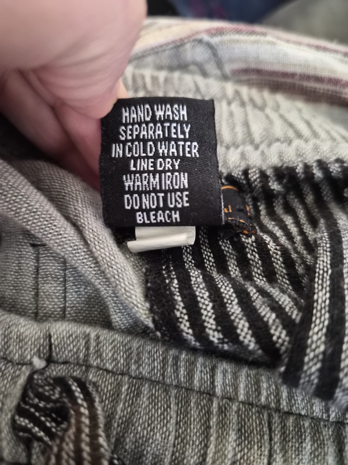 Rising International Hand Painted Patchwork Pants… - image 6