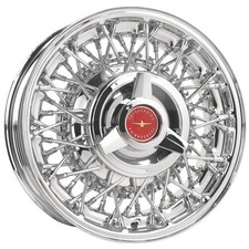 Wheel Vintiques 77-series T-bird Wire Wheel 15 X 6 Wheel Vintiques 77-series T-bird Wire Wheel 15 X 6