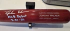 Jordan Walker Signed Victus Baseball Bat MLB Debut Inscribed Fanatics COA Auto