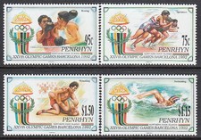 Penrhyn - Brief Yvert 376/9 * Mhn Sport. Olympische Spiele Von Barcelona