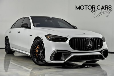 2024 Mercedes-Benz S-Class AMG S 63 E Performance-MATTE WHITE-$232K MSRP!