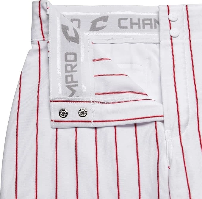 CHAMPRO JUGEND TRIPLE CROWN BASEBALL-HÖSCHEN GRÖSSE LARGE NEU ROT NADELSTREIFEN