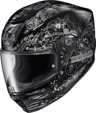 SCORPION R330 Full Face Helmet Shake 2 Black Lg 33-2305