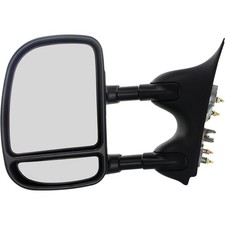 Tow Mirror For 1999 2007 Ford F-350 Super Duty Left Side Manual Fold Blind Spot