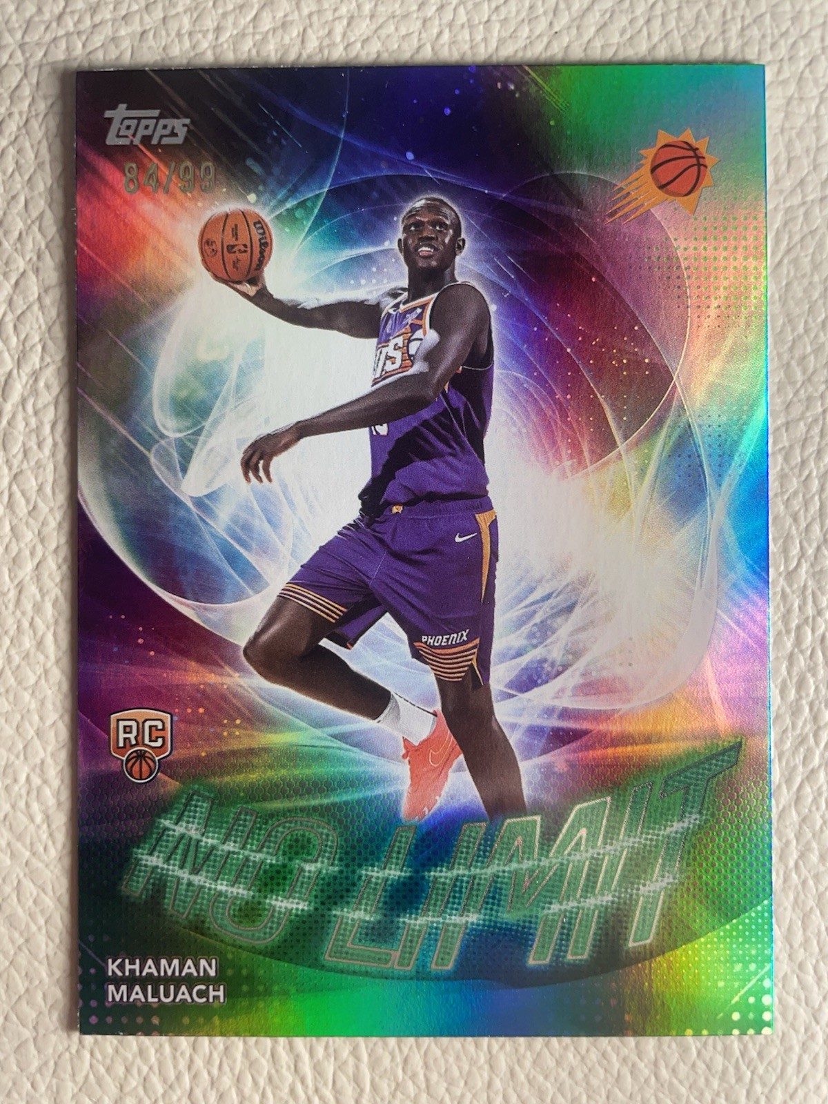 2025-26 Topps - No Limit Khaman Maluach #NL-10 Green Rainbow /99 (RC)