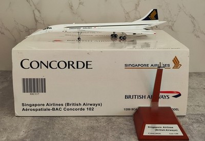 JC Wings BAC Concorde 102 Singapore / British Airways G-BOAD JC2SIA337 1:200