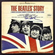 Paul McCartney Signed Autograph Album Vinyl Record The Beatles Story Beckett COA