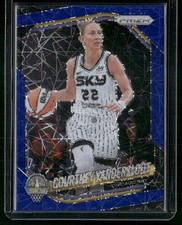 2025 Panini Prizm WNBA #124 Courtney Vandersloot Blue Velocity Prizms