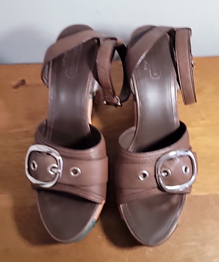 Coach Kayle Retro Patchwork Platform Sandals Size… - image 12