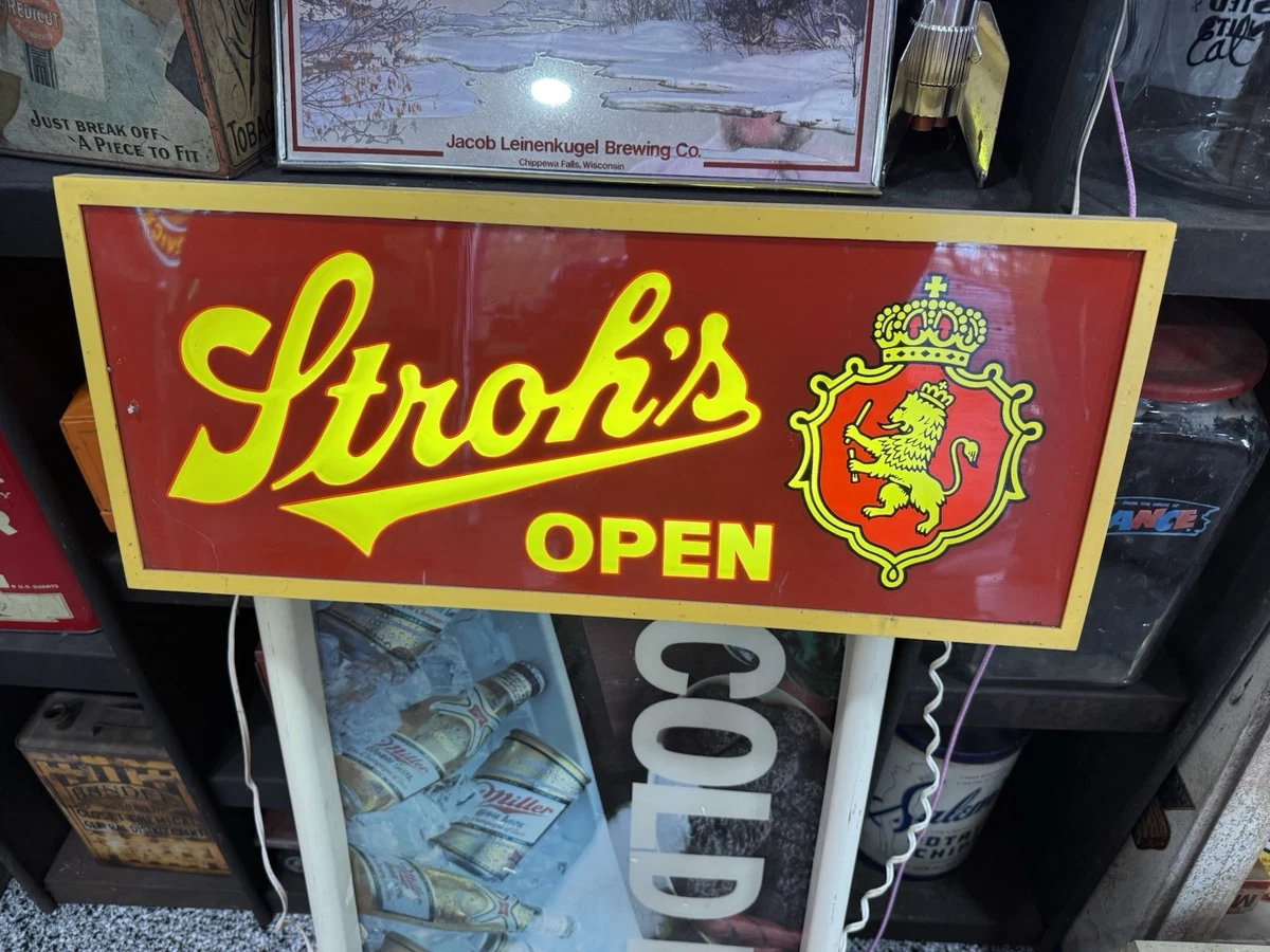 Strohs Beer Sign for sale | eBay