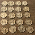 New ListingStanding Liberty/ Washington Silver Quarters 90% Silver Lot Of 20 Coins