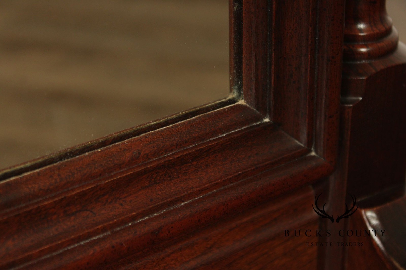 Ethan Allen Georgian Court Cherry Cheval Mirror