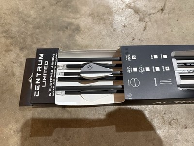 Altra Centrum Limited Micro Diameter Hunting Arrow-Spine 350, 6-Pack, Fletched