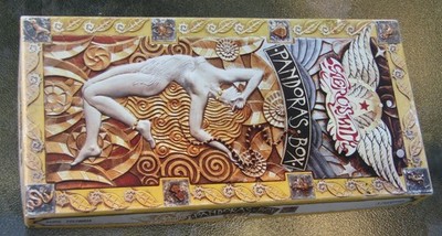 1991 AEROSMITH Pandora's Box #C3T 46209 (3) Cassettes Long Box Set COMPLETE Look