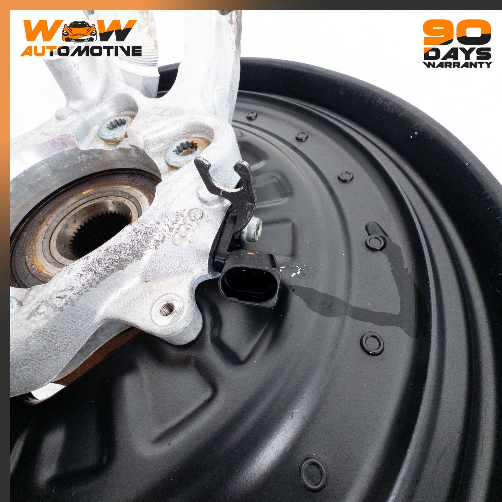 04-13 BENTLEY CONTINENTAL GT FLYING SPUR REAR LEFT SPINDLE KNUCKLE HUB OEM
