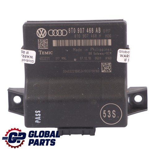 Audi A4 B8 2.0 TDI CAGA Gateway Interface Steuergerät ECU 8T0907468H