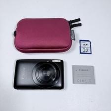 Canon PowerShot SD1400 IS ELPH 14.1MP Digital Camera Bundle Case SD Card