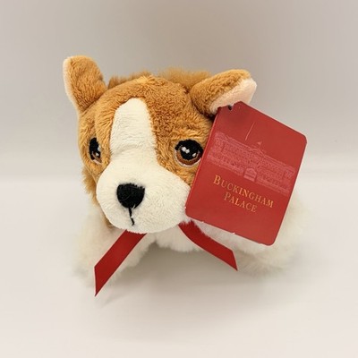 Royal Collection Trust Buckingham Palace Corgi Plush Keychain England Red Bow