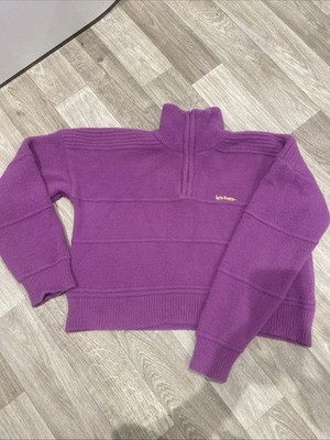 urban outfitters iets frans Magenta 1/4 Zip Cropped Pullover Gr. M