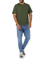 Herren T-Shirt Kurzarm Rundhals 2Er-Pack XL OlivgrüN Schwarz Amazon Essentials