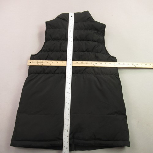 J Jill Vest Womens Small Sleeveless Full Zip Outdoors Lightweight Black Puffer - Picture 6 of 8