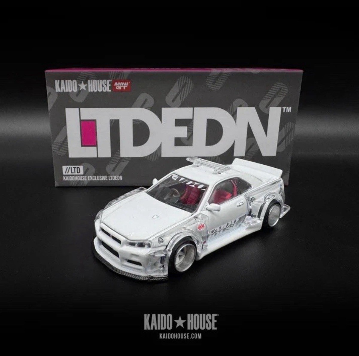 LTD EDN 日産 GTR34 カイドウワークス V2 エアロ カイドウハウス Kaido House x Mini GT Nissan GT-R R34 Kaido Works V2 Aero