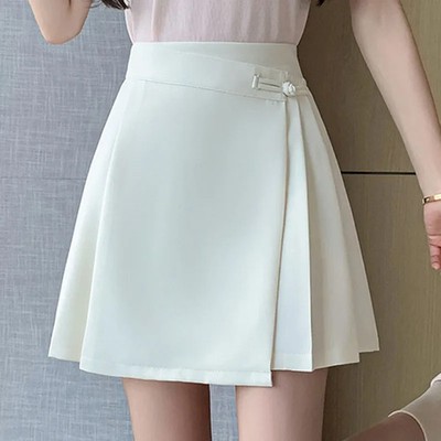 2025 Summer New Chinese Style Mini Skirt Fashion Elegant Women