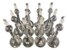 KIMBLE KONTES 300mL Volumetric Flasks Class A Mixing Bulb Wide Mouth (12/cs)