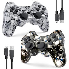 Controller for PS-3 Wireless, Gaming Remote Joystick for Play 3 with Charger