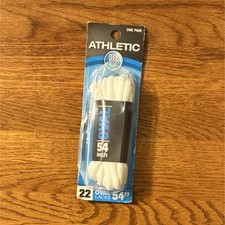 Shoe Gear Athletic Oval Shoelaces 54 Inch White One Pair MPN 22