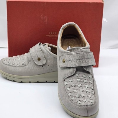 I Love Comfort MEMO Tech Grey Leather VELMA Shoes Wedge Women Size 8.5