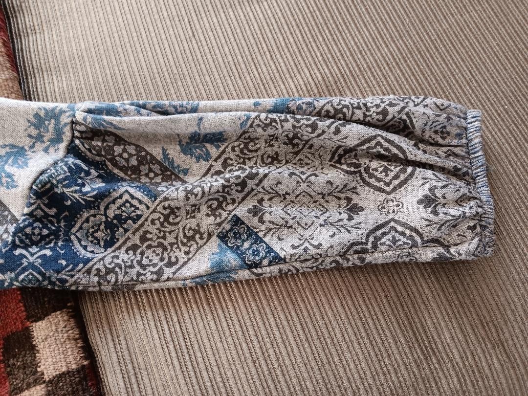 World Unity multicolor bell sleeve pull over boho… - image 2