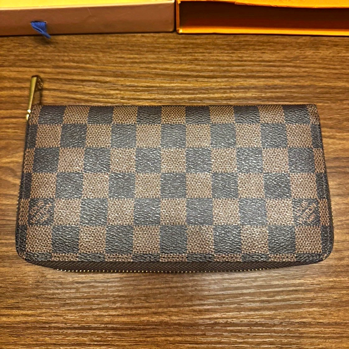 Louis Vuitton Damier Ebene Wallet for sale - eBay