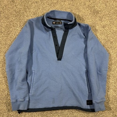 Helly Hansen Woman s L Varde Snap-Neck Pullover Blue 3d Outdoor adjustable waist