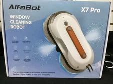 AlfaBot Window Cleaning Robot with Dual Water Spray, X7 pro Robot Window Cleaner