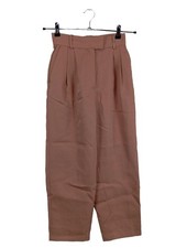 H&M Bundfaltenhose Damen Hose Gr. DE 36 nude Casual-Look