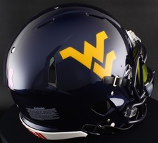 WEST VIRGINIA MOUNTAINEERS WVU Riddell Speed Full Size AUTHENTIC Football Helmet