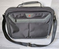 Wenger Swiss 15.6" Laptop Bag Black Adjustable Shoulder Strap 