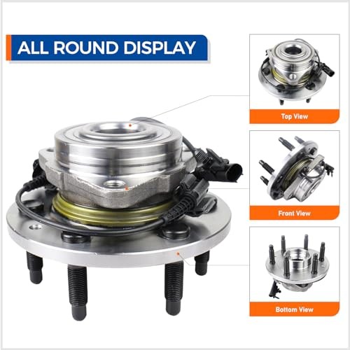 Conjunto de cojinete de cubo de rueda delantera 515096 compatible con Chevy Tahoe, - Imagen 2 de 7