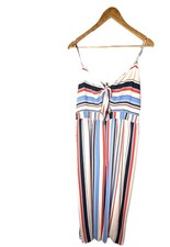 Express Colorful Chevron Summer Maxi Dress Size L (retail $79)