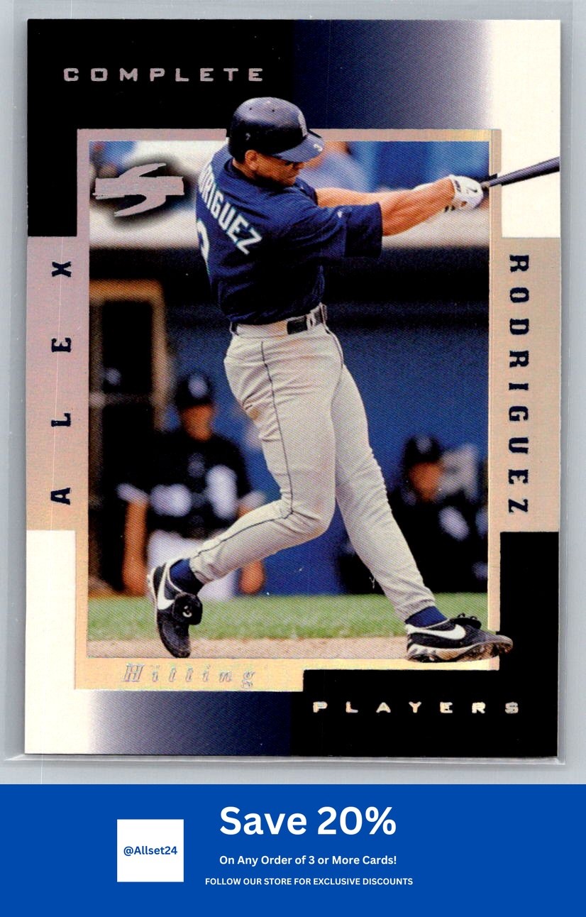 1998 Score Rookie & Traded #3B Alex Rodriguez Complete Players Mariners I39